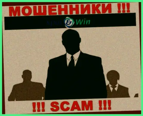 Организация SpinWin не внушает доверия, поскольку скрываются инфу о ее непосредственных руководителях