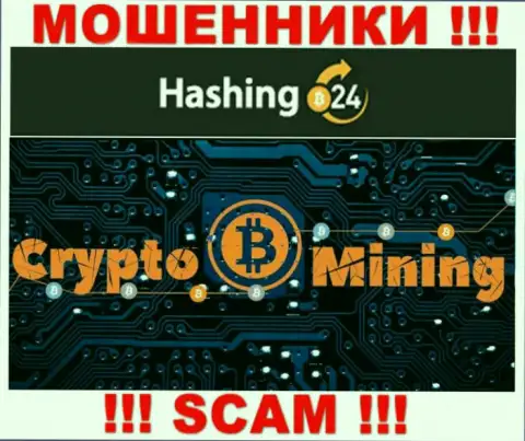 В глобальной internet сети прокручивают свои грязные делишки мошенники Hashing24, род деятельности которых - Crypto mining