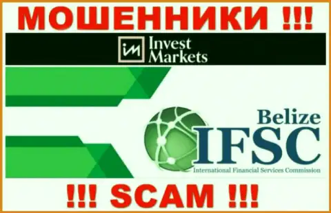 Invest Markets спокойно отжимает средства лохов, поскольку его прикрывает мошенник - International Financial Services Commission