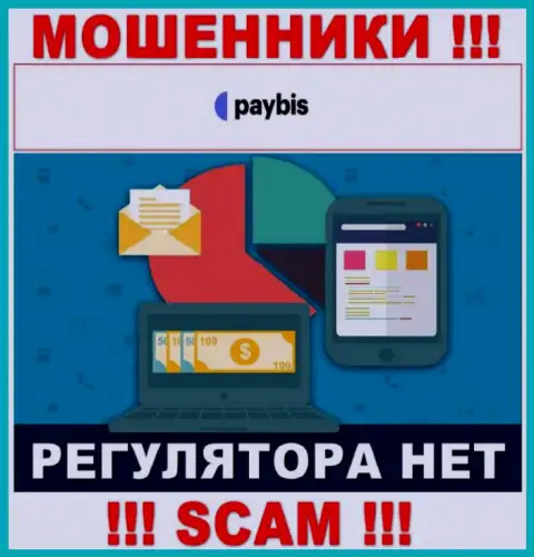 У PayBis на сайте не имеется инфы об регуляторе и лицензии компании, а следовательно их вообще нет