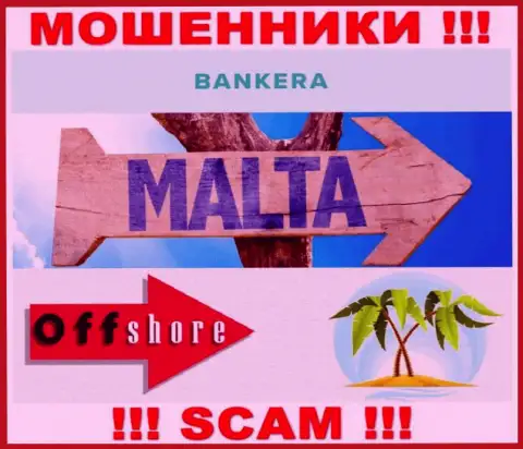 С компанией Bankera не рекомендуем работать, место регистрации на территории Malta