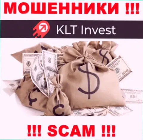 KLT Invest это ЛОХОТРОН !!! Завлекают жертв, а потом крадут их финансовые вложения