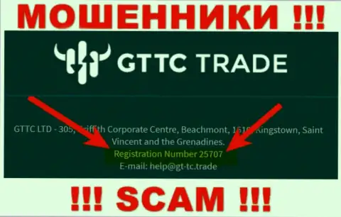 Рег. номер разводил GT-TC Trade, расположенный на их официальном информационном портале: 25707