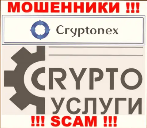 Сотрудничая с CryptoNex, область деятельности которых Крипто услуги, можете лишиться своих денежных активов