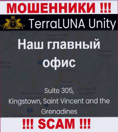 Работать совместно с компанией TerraLunaUnity нельзя - их оффшорный адрес - Suite 305, Kingstown, Saint Vincent and the Grenadines (информация позаимствована портала)
