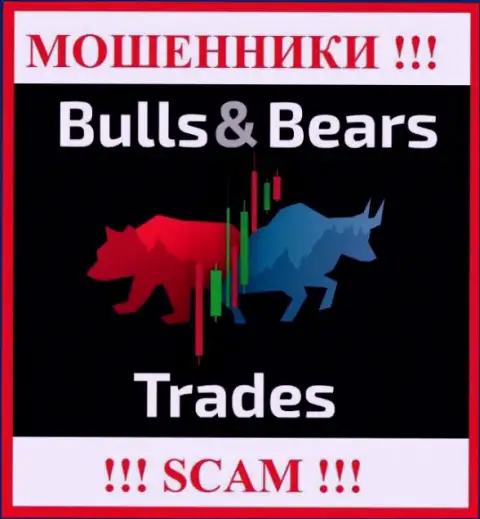 Лого МОШЕННИКОВ Bulls Bears Trades
