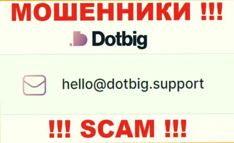 Весьма рискованно общаться с компанией Dot Big, даже через их электронный адрес - это циничные internet мошенники !