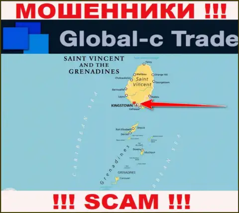 Осторожно шулера Global C Trade расположились в оффшоре на территории - Сент-Винсент и Гренадины