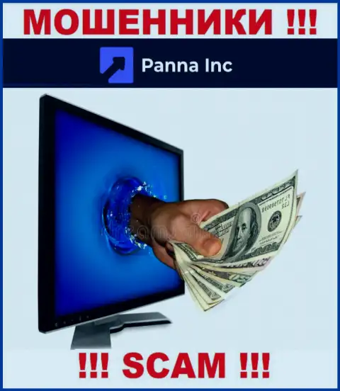 Довольно опасно соглашаться взаимодействовать с организацией Panna Inc - опустошат кошелек