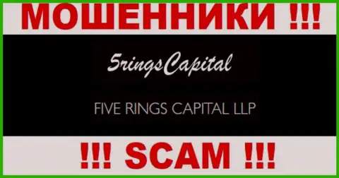 Шарашка FiveRings Capital находится под руководством организации Файве Рингс Капитал ЛЛП