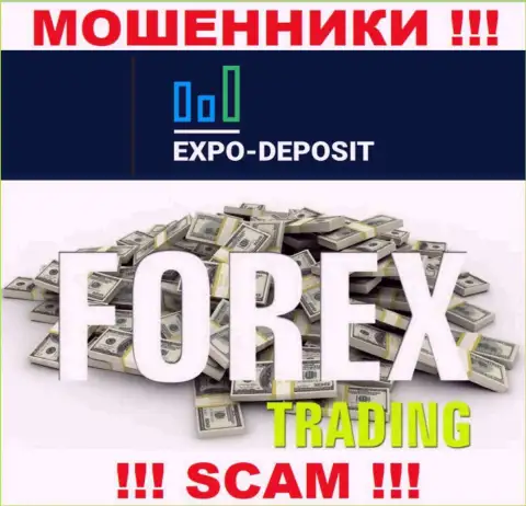 FOREX - это направление деятельности незаконно действующей компании Expo Depo Com