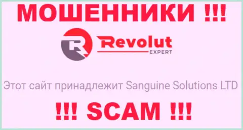 Инфа о юридическом лице интернет-мошенников RevolutExpert