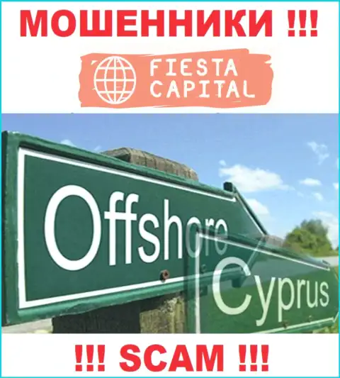 Офшорные интернет-мошенники FiestaCapital скрываются тут - Cyprus