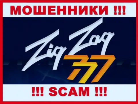 Лого МОШЕННИКА ZigZag777 Com