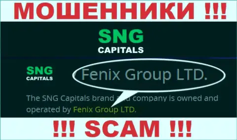 Fenix Group LTD - это руководство незаконно действующей конторы Fenix Group LTD