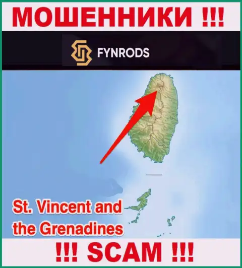 Финродс - это МОШЕННИКИ, которые официально зарегистрированы на территории - Сент-Винсент и Гренадины