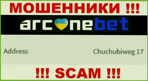 Компания Аркан Бет указывает на сайте, что расположены они в оффшорной зоне, по адресу - Chuchubiweg 17, Curacao