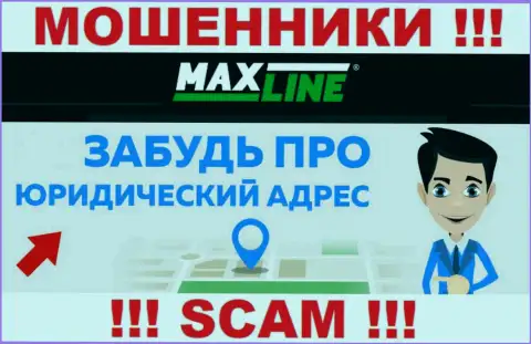 На web-портале организации Max Line не указаны данные касательно ее юрисдикции - это аферисты