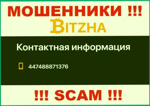 Не стоит отвечать на звонки с левых номеров телефона - это могут звонить мошенники из конторы Bitzha