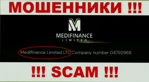 МедиФинансЛимитед Ком как будто бы владеет контора Medifinance Limited LTD