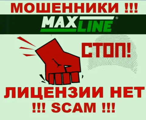 Согласитесь на совместную работу с компанией Макс-Лайн - останетесь без вложенных денежных средств ! У них нет лицензии