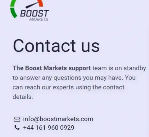 Номер мошенника BoostMarkets, отметьте его