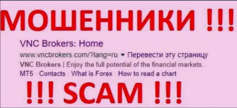 VNCBrokers Com это МОШЕННИКИ !!! SCAM !!!